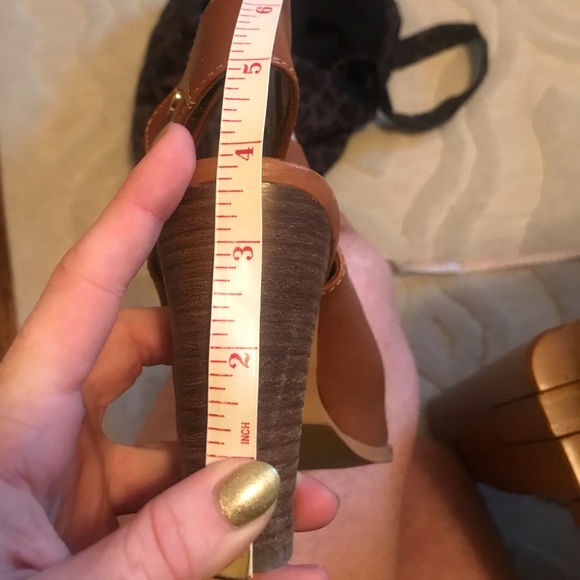 brown open toed bootie Cole Haan - Picture 6 of 6